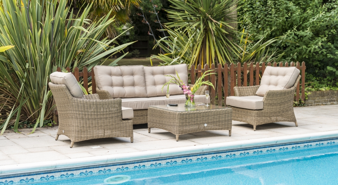 Mayberry Rattan Garden Furniture Sofa Set
